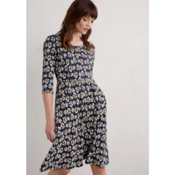 Enor 3/4 Sleeve Dress-Seasalt Cornwall Discount