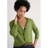 Etching V-Neck Cardigan Contains Mohair-Seasalt Cornwall Discount