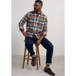 Men's Fathomer Checked Shirt-Seasalt Cornwall Online
