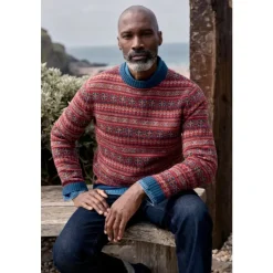 Men's Halyard Fair Isle Jumper-Seasalt Cornwall Discount