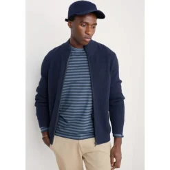 Men's Mainmast Cardigan Made With Lambswool-Seasalt Cornwall Best