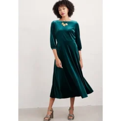 Oak Cottage Velvet Dress-Seasalt Cornwall Outlet