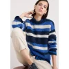 Painter Striped Jumper Contains Mohair-Seasalt Cornwall New