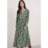 Sea Thrift Printed Above-Ankle Dress-Seasalt Cornwall Hot