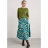 Swallow Hill Printed A-Line Skirt-Seasalt Cornwall Discount