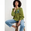 Thornapple Embroidered Shirt in GOTS-Certified Organic Cotton-Seasalt Cornwall Outlet