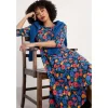 Veronica Midi Dress in GOTS-Certified Organic Cotton Jersey-Seasalt Cornwall Fashion